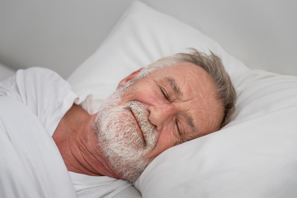 a middle aged man after getting Sleep Apnea and Snoring Treatment in Tampa fl